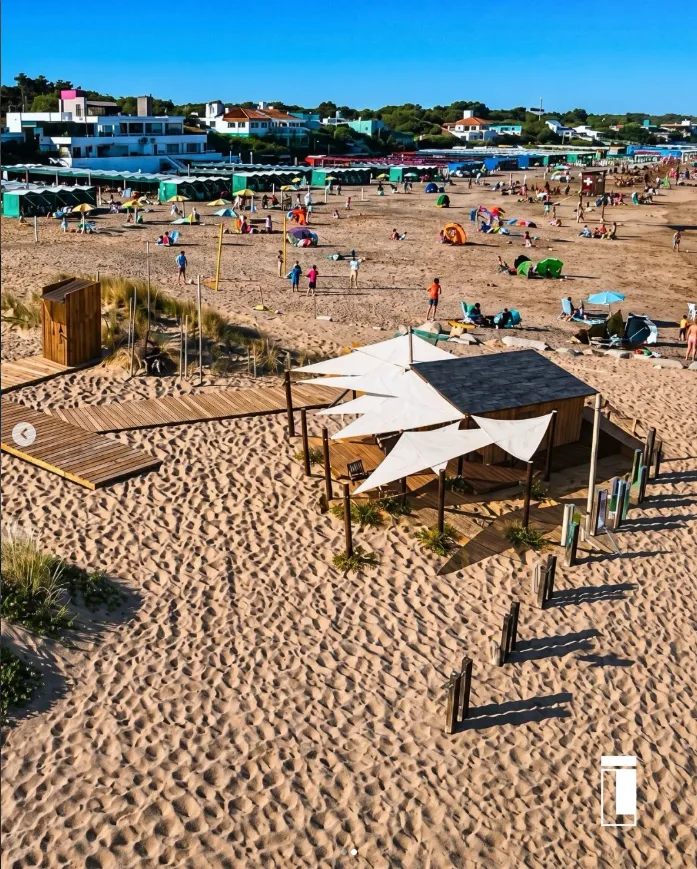 Implantación en la playa